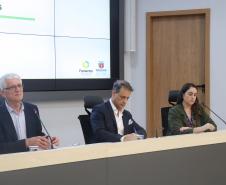 Norberto Ortigara, Claudio Stabile e Mayara Puchalski apresentam o FIDC Agro em reunião online do COMSEFAZ