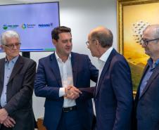 Governador assina formalização de primeiro aporte de recursos feito pela C.Vale no FIDC Agro Paraná.