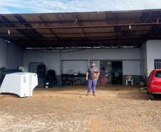 Valter de Jesus na borracharia reformada