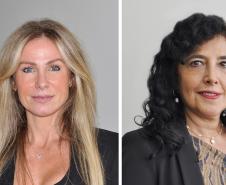 Novas diretoras da Fomento Paraná Tatiany Zanatta Salvador Fogaça, Jurídica, e Maria Eugenia Grau-Bassas, Administrativa e Financeira