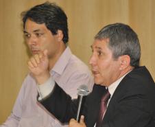 Diretor de Pesquisa Daniel Nojima, Diretor Presidente do Ipardes Dimar Mendes Lourenço. 
