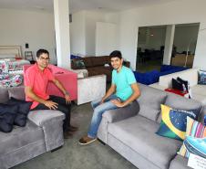 Rafael Sanches e Fernando Sanches, empresários dono da Estofados Globo em Maringá.