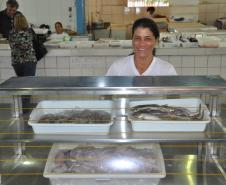 Novos balcões refrigerados começam a ser instalados no Mercado de Peixe por meio de financiamentos com baixas taxas de juros oferecidos pela Fomento Paraná aos concessionários de bancas do local. Além de mais qualidade e segurança alimentar, medida gera economia de custos para os empreendedores