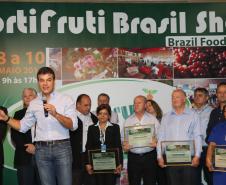 A equipe da Fomento Paraná também apresenta as linhas de crédito da instituição na feira HortiFruti Brasil Show, que acontece em Curitiba.