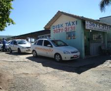 Em Quatro Barras, foram realizados contatos para divulgação da linha Taxista junto a permissionários nos pontos de táxi. 