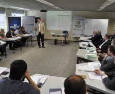 A Fomento Paraná e o Sebrae-PR promoveram uma reunião de trabalho sobre incentivo à inovação na tarde desta quarta-feira (12). O evento aconteceu na sede do Sebrae em Curitiba.