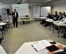 A Fomento Paraná e o Sebrae-PR promoveram uma reunião de trabalho sobre incentivo à inovação na tarde desta quarta-feira (12). O evento aconteceu na sede do Sebrae em Curitiba.