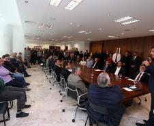 Governador Beto Richa anuncia a reabertura da linha de financiamento Banco do Empreendedor - Taxistas, da Fomento Paraná. 