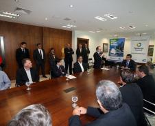 Governador Beto Richa anuncia a reabertura da linha de financiamento Banco do Empreendedor - Taxistas, da Fomento Paraná. 