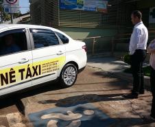 O motorista de táxi Benedito Raimundo Morais, conhecido como “Benê”, morador de Ibiporã, no Norte do estado, é um dos mais novos beneficiários de um financiamento da linha Banco do Empreendedor Taxistas, da Fomento Paraná.