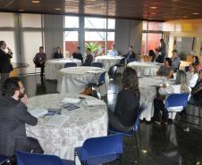 A Fomento Paraná é a anfitriã da reunião da Comissão de Assuntos Contábeis da Associação Brasileira de Desenvolvimento (ABDE), que acontece nas dependências da Federação do Comércio do Paraná, em Curitiba, nesta terça, 24/11.