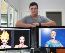 FABIO HENTZ- empresa Imagi em Santa Felicidade. Com financiamento oferecido pela Fomento Paraná, ele comprou equipamento de ponta, gerou empregos em plena recessão, e tornou a empresa conhecida internacionalmente.