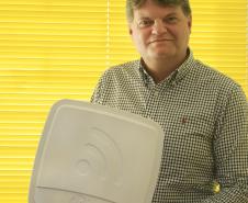 WNI Soluções Wireless e Conectividade, investiu os recursos captados na Fomento Paraná, no sistema Dashboard Multioperadora. Na imagem, o presidente da WNI, Nóbile Scandelari Jr.