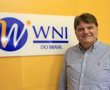 WNI Soluções Wireless e Conectividade, investiu os recursos captados na Fomento Paraná, no sistema Dashboard Multioperadora. Na imagem, o presidente da WNI, Nóbile Scandelari Jr.