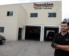 Empreendedor Moacir Xavier, da Macchina Mecânica Automotiva. 