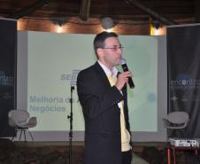 Cesar Rissetti, diretor do Sebrae-PR na abertura do encontro.