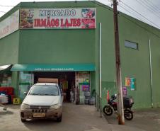 O empreendedor Luciano de Lima, de Jundiaí do Sul, construiu um mercado novo na cidade com o crédito da Fomento Paraná, instituição financeira de desenvolvimento do Governo do Estado.