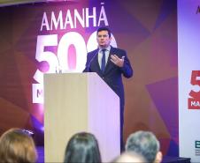 A Fomento Paraná participou da premiação 500 Maiores do Sul, da revista especializada Amanhã, realizado nesta quarta, 22, no Expo Unimed em Curitiba. O evento teve a participação do juiz federal Sérgio Moro, que palestrou para um público formado por empresários e representantes das maiores empresas dos três estados do sul. 