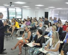 Evento de Avaliação e Desempenho 2019 e Planejamento Estratégico 2019 da Fomento Paraná, organizado pela ASSEAF e Assessoria de Planejamento Estratégico, com patrocínio da Caixa Econômica Federal.