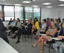 Evento de Avaliação e Desempenho 2019 e Planejamento Estratégico 2019 da Fomento Paraná, organizado pela ASSEAF e Assessoria de Planejamento Estratégico, com patrocínio da Caixa Econômica Federal.