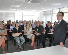 Evento de Avaliação e Desempenho 2019 e Planejamento Estratégico 2019 da Fomento Paraná, organizado pela ASSEAF e Assessoria de Planejamento Estratégico, com patrocínio da Caixa Econômica Federal.