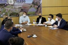 Reunião na prefeitura de Toledo