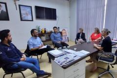 Reunião com a prefeita de Japurá, Adriana Polizer