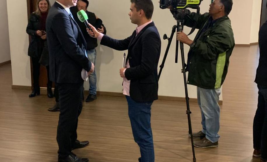 O diretor de Operações do Setor Público da Fomento Paraná, Wellington Dalmaz, apresentou a Fomento Paraná, como integrante do Sistema Paranaense de Fomento.