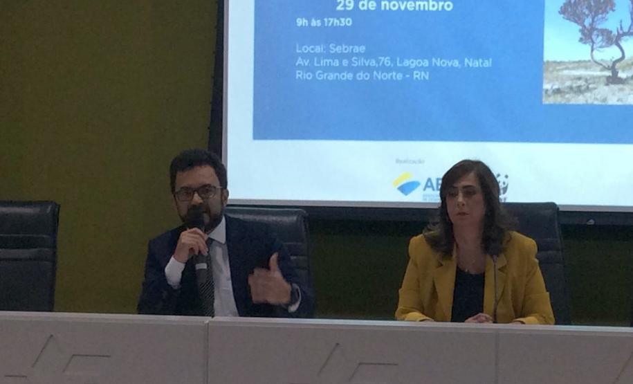 O diretor da ABDE e diretor presidente da Fomento Paraná, Heraldo Alves das Neves, participa do Encontro das Instituições Financeiras de Desenvolvimento do Nordeste, em Natal (RN).