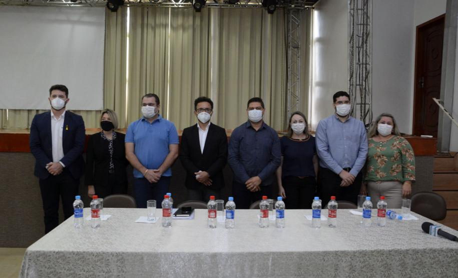 Encontro na prefeirura de Assis Chateaubriand, com o prefeito Beto Lunitti