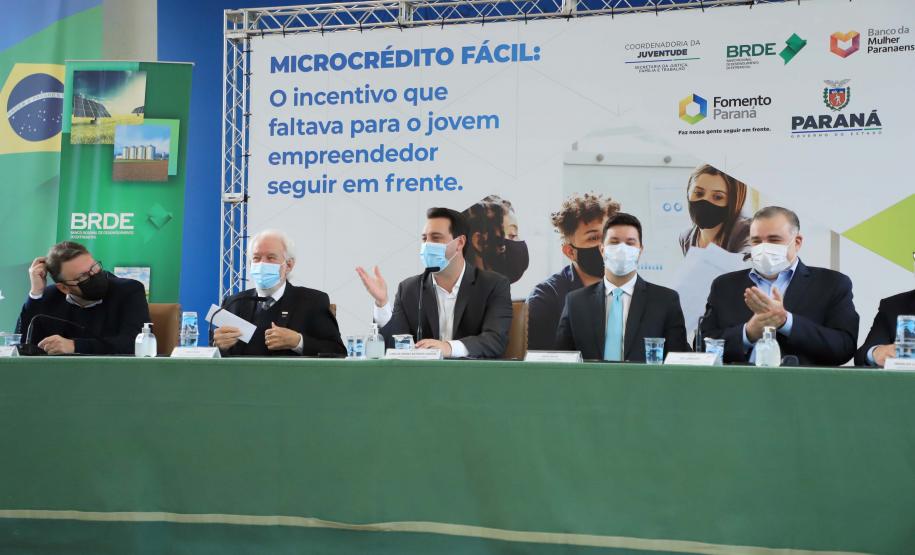 Governador Carlos Massa Ratinho Junior lança Programa de Microcrédito para Jovens Empreendedores