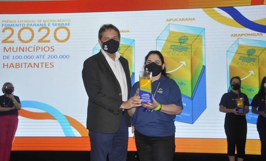 Entrega de troféus do Prêmio Estadual de Agentes de Crédito Fomento Parnaá e Sebrae 2020