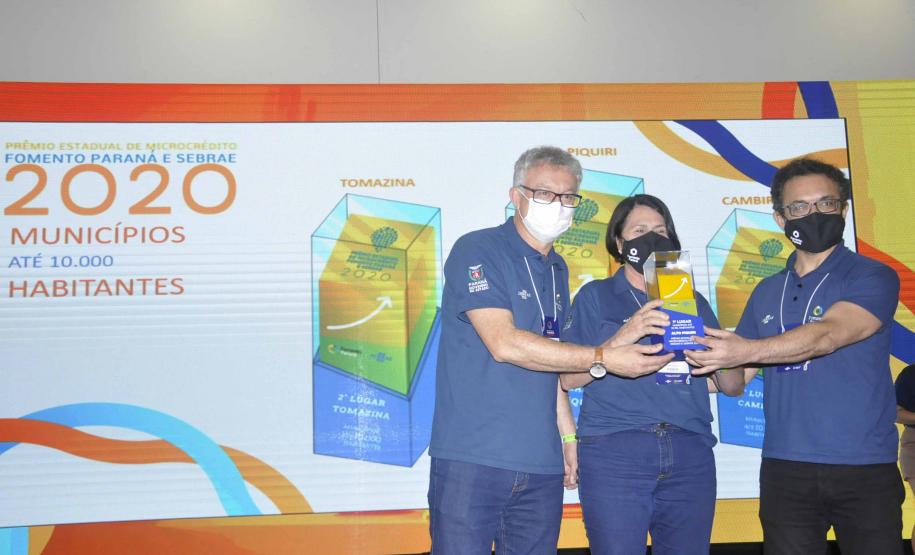 Entrega de troféus do Prêmio Estadual de Agentes de Crédito Fomento Parnaá e Sebrae 2020