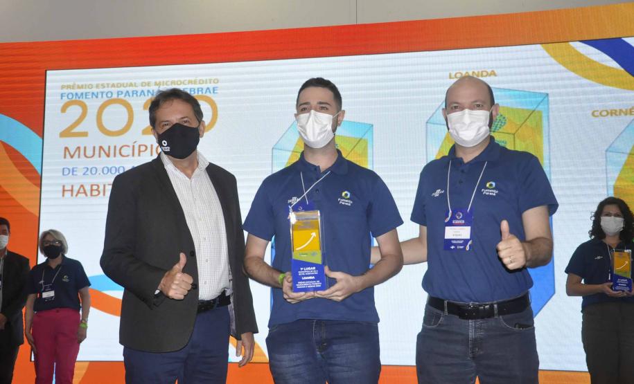 Entrega de troféus do Prêmio Estadual de Agentes de Crédito Fomento Parnaá e Sebrae 2020