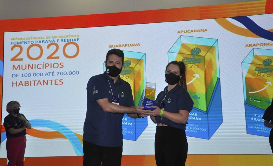 Entrega de troféus do Prêmio Estadual de Agentes de Crédito Fomento Parnaá e Sebrae 2020
