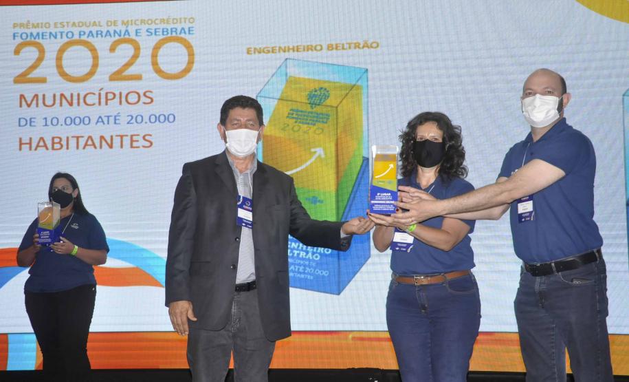 Entrega de troféus do Prêmio Estadual de Agentes de Crédito Fomento Parnaá e Sebrae 2020
