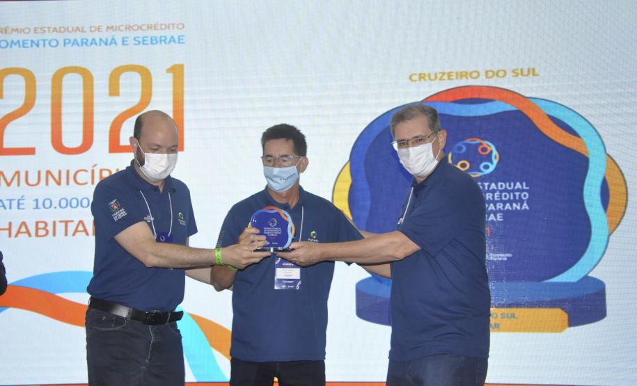 Entrega de Troféus do Prêmio Estadual de Microcrédito  Fomento Paraná e Sebrae 2021 - Cruzeiro do Sul