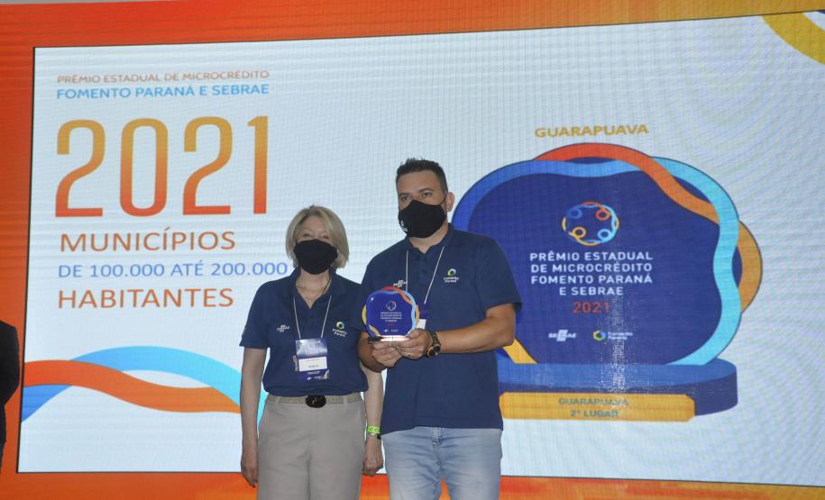 Entrega de Troféus do Prêmio Estadual de Microcrédito Fomento Paraná e Sebrae 2021 - Guarapuava