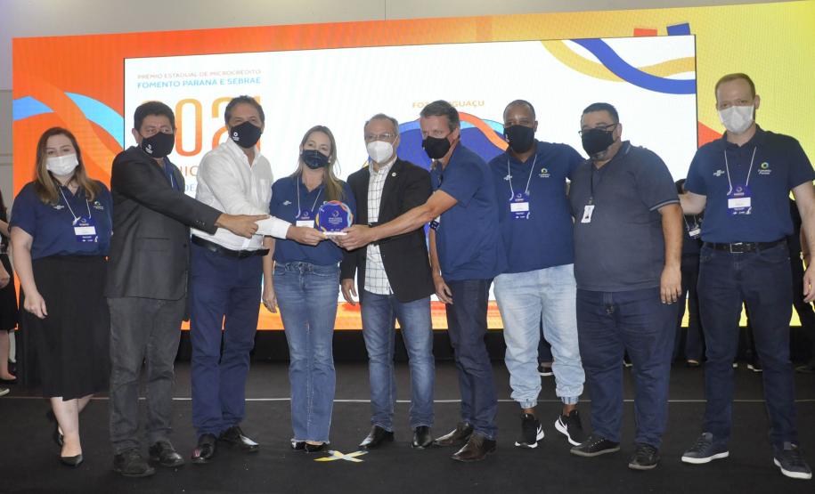 Entrega de Troféus do Prêmio Estadual de Microcrédito Fomento Paraná e Sebrae 2021 - Foz do Iguaçu