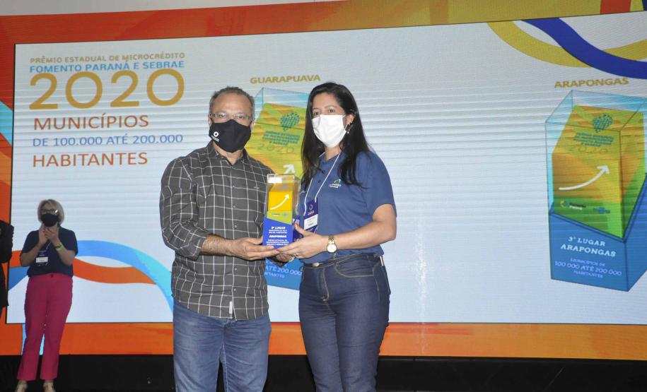 Entrega de troféus do Prêmio Estadual de Agentes de Crédito Fomento Parnaá e Sebrae 2020