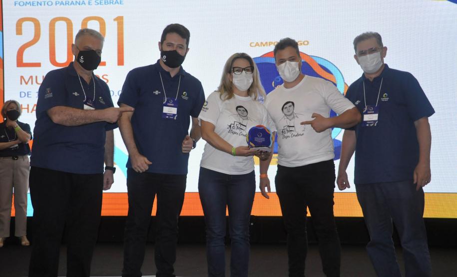 Entrega de Troféus do Prêmio Estadual de Microcrédito  Fomento Paraná e Sebrae 2021 - Campo Largo
