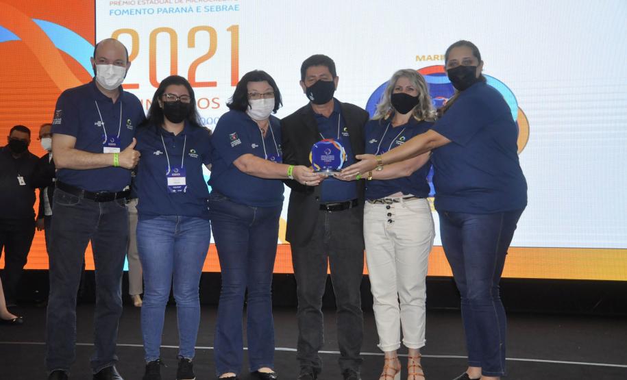 Entrega de Troféus do Prêmio Estadual de Microcrédito Fomento Paraná e Sebrae 2021 - Maringá