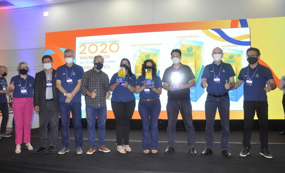 Entrega de troféus do Prêmio Estadual de Agentes de Crédito Fomento Parnaá e Sebrae 2020