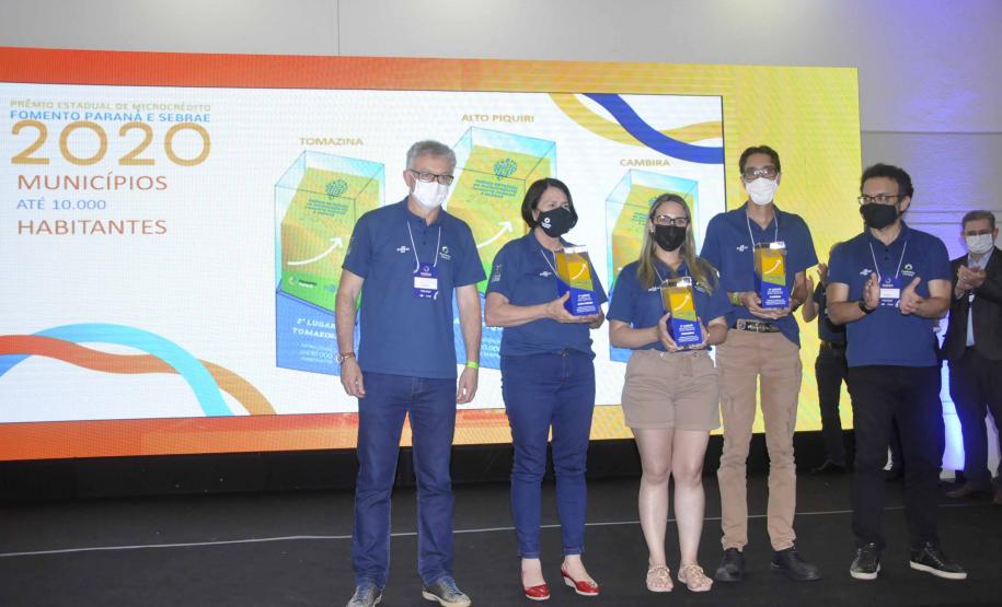 Entrega de troféus do Prêmio Estadual de Agentes de Crédito Fomento Parnaá e Sebrae 2020