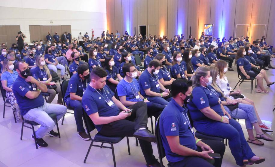 Público no Encontro Estadual de Agentes de Crédito Fomento Paraná e Sebrae 2020