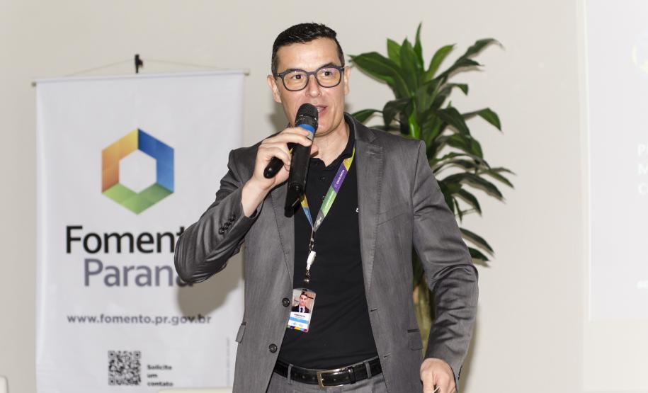 Encontro regional de agentes de crédito em Maringá - Amberson Silva, coordenador do Sebrae