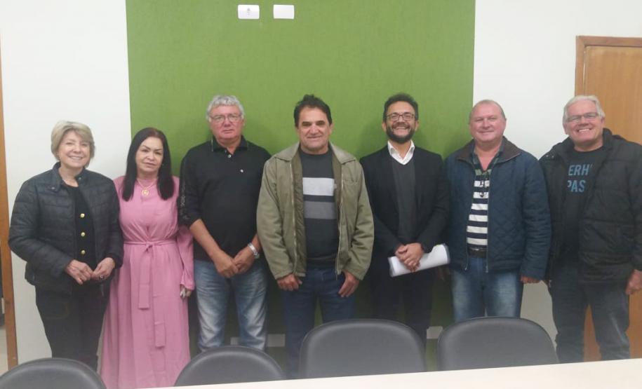 Reunião com o prefeito de Ivatuba, Sérgio Santi