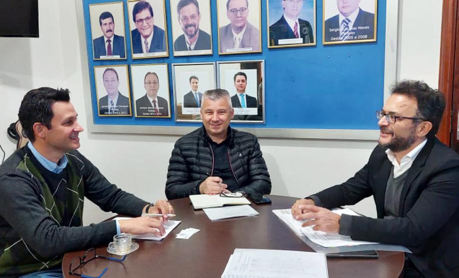 Reunião com o prefeito de Ourizona, Manoel Amado
