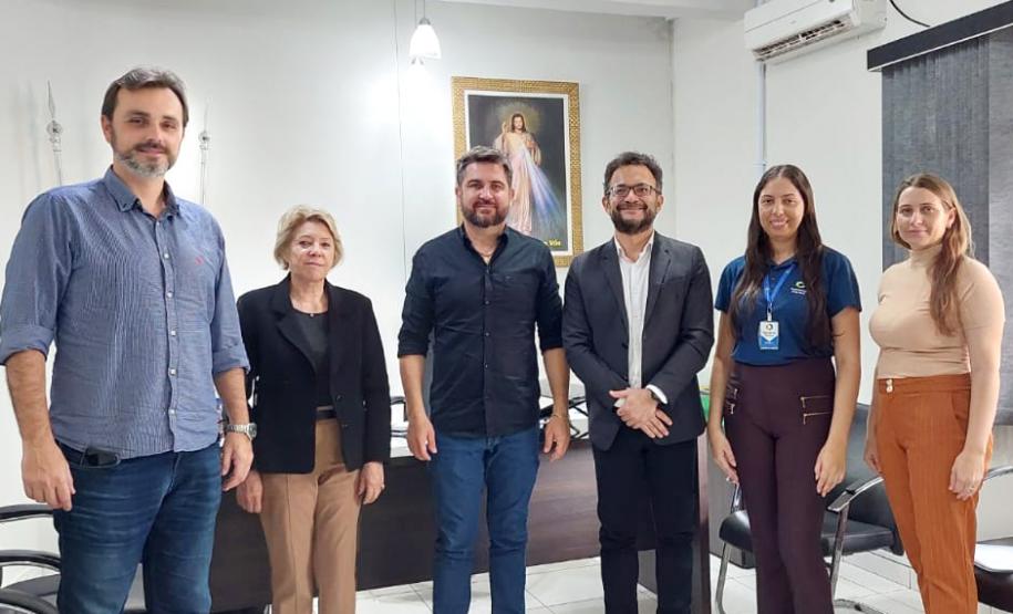 Reunião com o prefeito de Quinta do Sol, Leonardo Romero