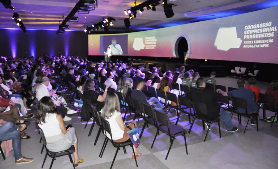 O 5º Congresso Empresarial Paranaense, realizado em Foz do Iguaçu